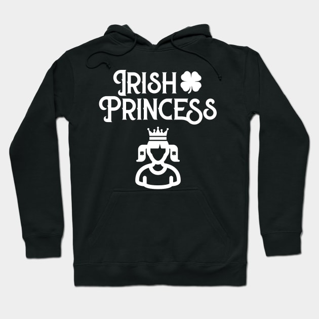 Irish Princess Cute Funny St Patricks Day Hoodie by trendingoriginals